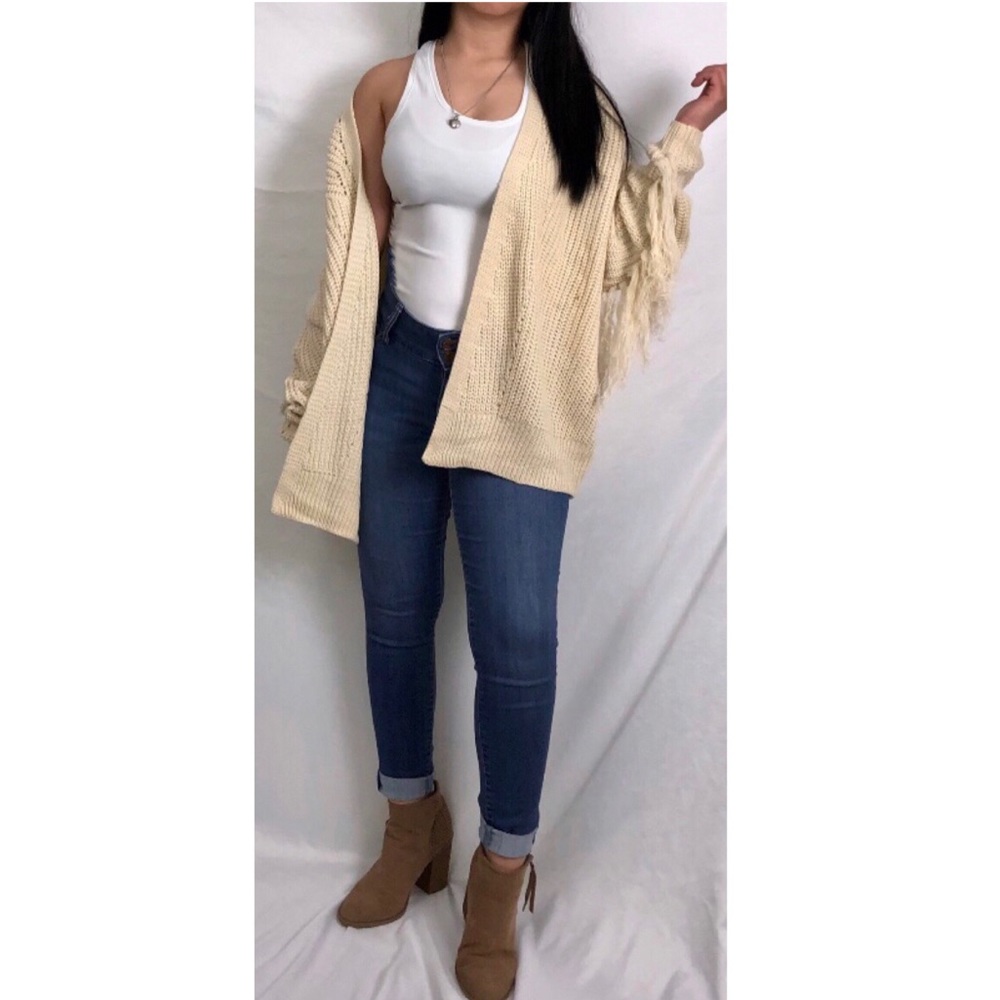 Ruffle Cardigan